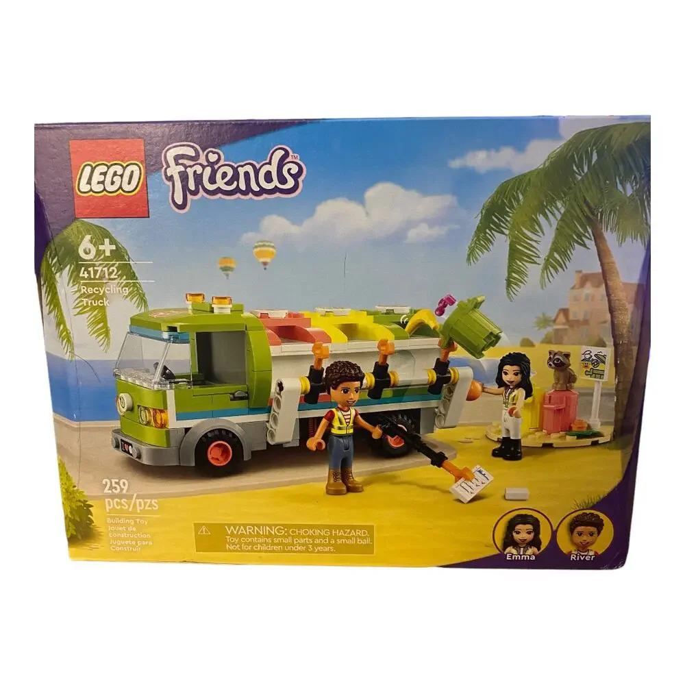 Lego Friends Recycling Truck 41712 259 Piece Building Toy New Gift